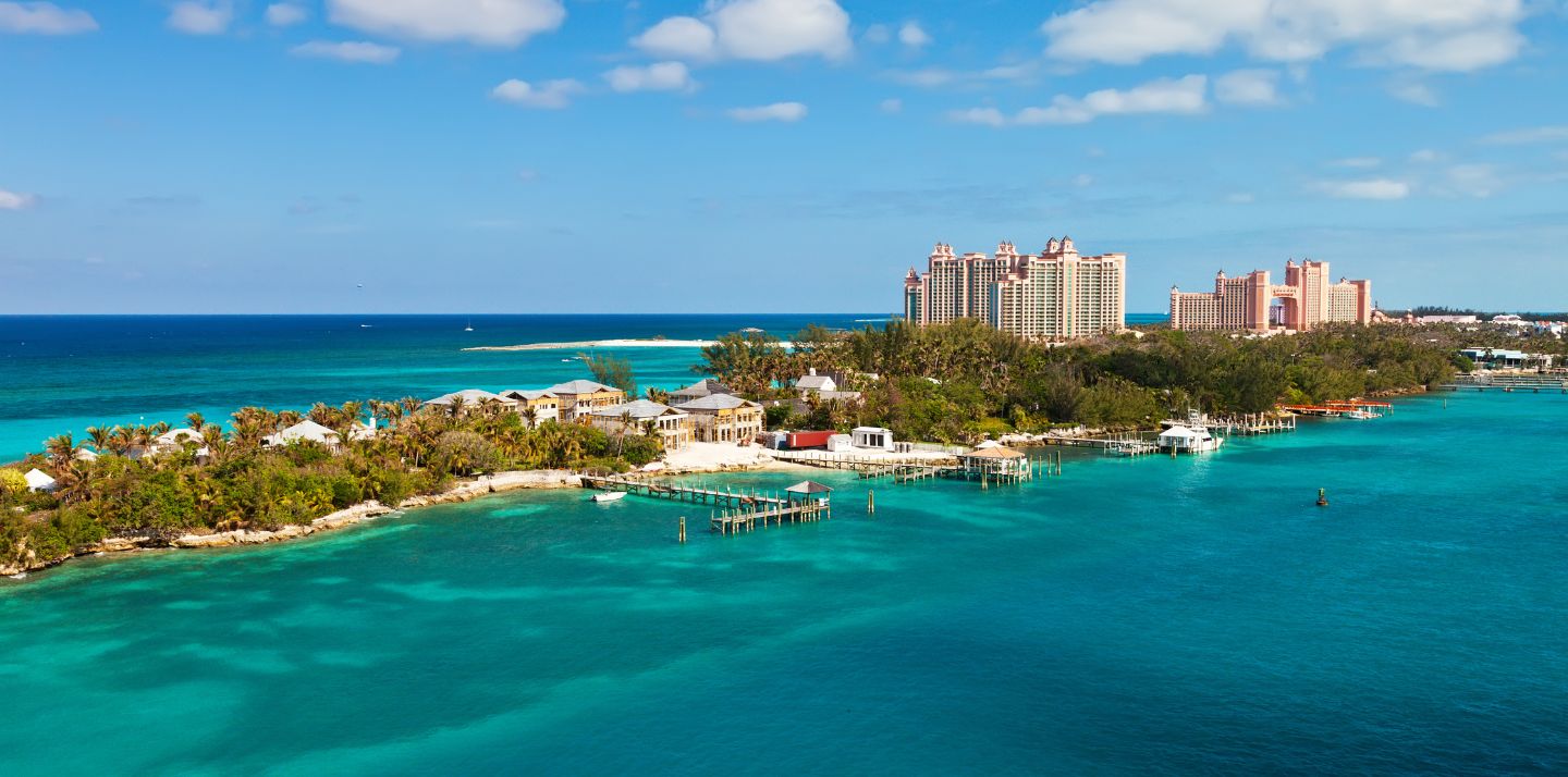 Get travel insurance for the Bahamas to visit Atlantis resort.