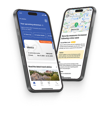 travel on app